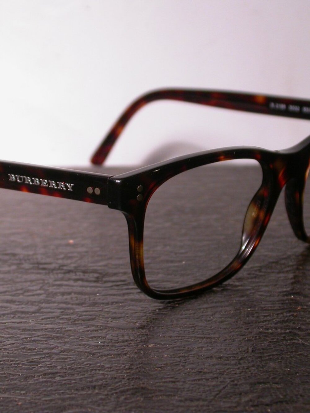 Authentic Burberry Tortoise Silver Eyeglasses Made in Italy